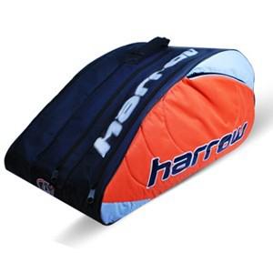Harrow Pro Racket Bag - Orange/Navy